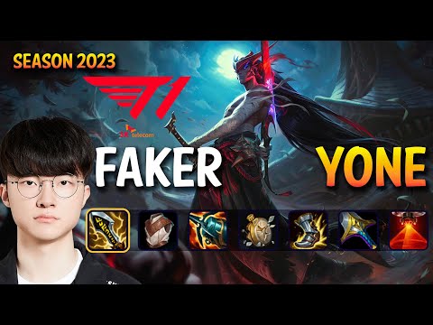 T1 Faker YONE vs SYNDRA Mid - Patch 13.21 KR Ranked