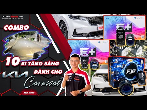 Combo 10 bi tăng sáng cho Kia Carnival