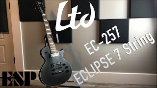 Video thumbnail for ESP LTD EC-257 ECLIPSE 7 String by Cryptic Mask Guitar
