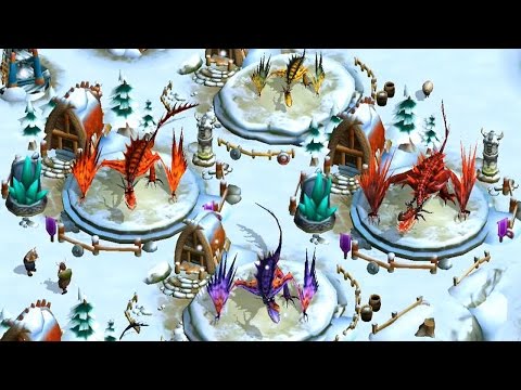 Dragons: Rise of Berk - Hookfang VS Fanghook VS Monstrous Nightmare VS Battle