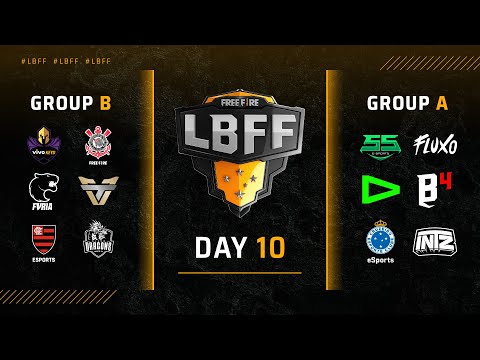 [ENG] LBFF 4 - Day 10 - Group B & A | Free Fire Esports
