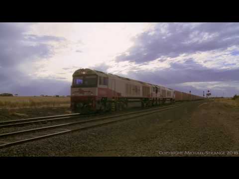 7922V SBR/SCT Container Freight (18/12/2016) - PoathTV Australian Trains & Railways