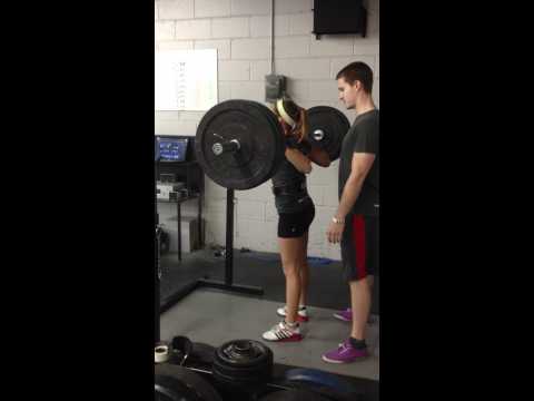 Abby J. - 163lbs Back Squat (New Record)