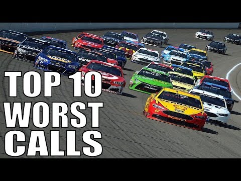 Top 10 Worst NASCAR Officiating Calls