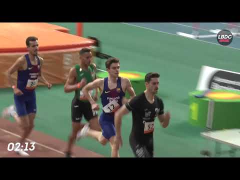 1.500m Hombres Finales A y B – Míting Int. Catalunya PC 8/2/2021