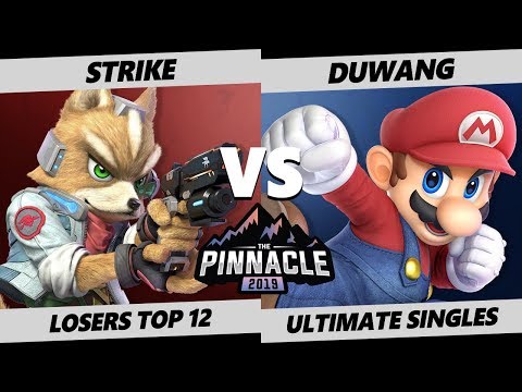 Pinnacle 2019 SSBU - Strike (Fox) Vs. Duwang (Mario) Smash Ultimate Tournament Losers Top 12
