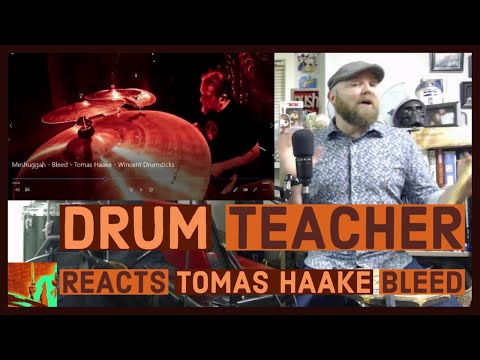 Drum Teacher Reacts to Tomas Haake - Meshuggah - Bleed - Episode 94