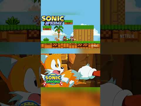 Jake Shorts - Sonic Prime and Sonic Origins Tails Origin Comparison