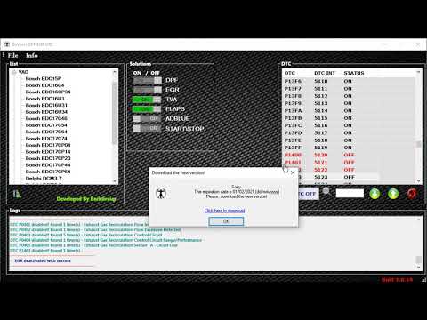 DaVinci software ( AdBlue, DPF, EGR, Flaps, DTC OFF)