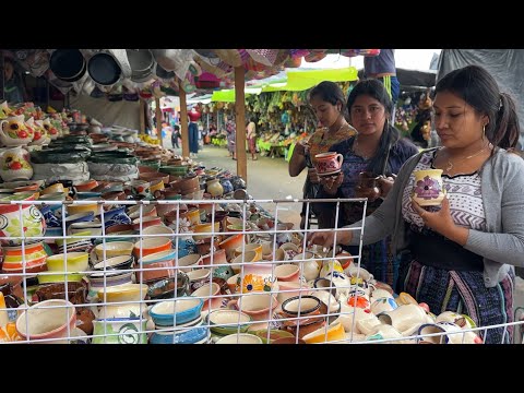 Comprando ARTESANÍAS En La FERIA De SAN MARTIN Jilotepeque