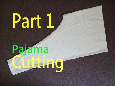 Pajama (Cutting) | Ladies Pants(Trouser)| How To Cut Simple Pajama(Measurement and Cutting) | Part 2 Video