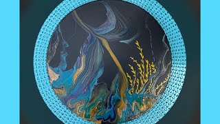 Black Pillow, Bloom Paint and Catalyst Wedge, Oh My! |Fluid Art|