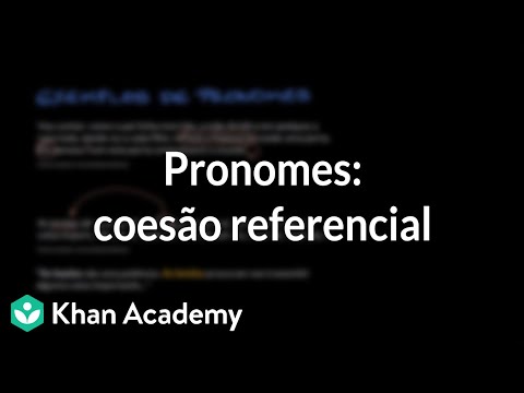 Pronouns: referential cohesion