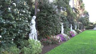 preview picture of video 'San Marino, California - Huntington Botanical Gardens North Vista / Camellias HD (2014)'