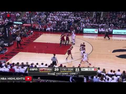 Miami Heat vs Toronto Raptors   Game 7   First Half Highlights   May 15, 2016   NBA Playoffs