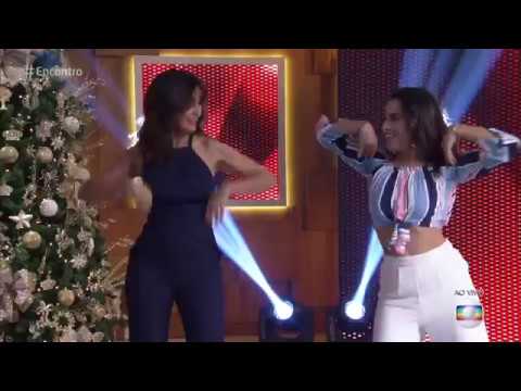 Encontro com Fátima Bernardes 07/12/2018 - Fátima se arrisca em coreografia com Wanessa Camargo