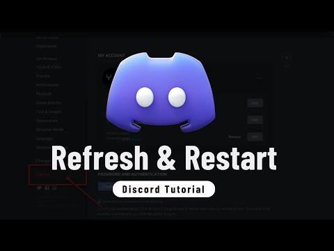 How to Restart and Refresh Discord (PC - Laptop )