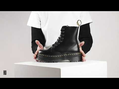 Ботинки Dr. Martens Jadon - Black Polished Smooth | MARTENS