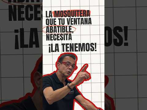 Mosquiteras para ventanas abatibles