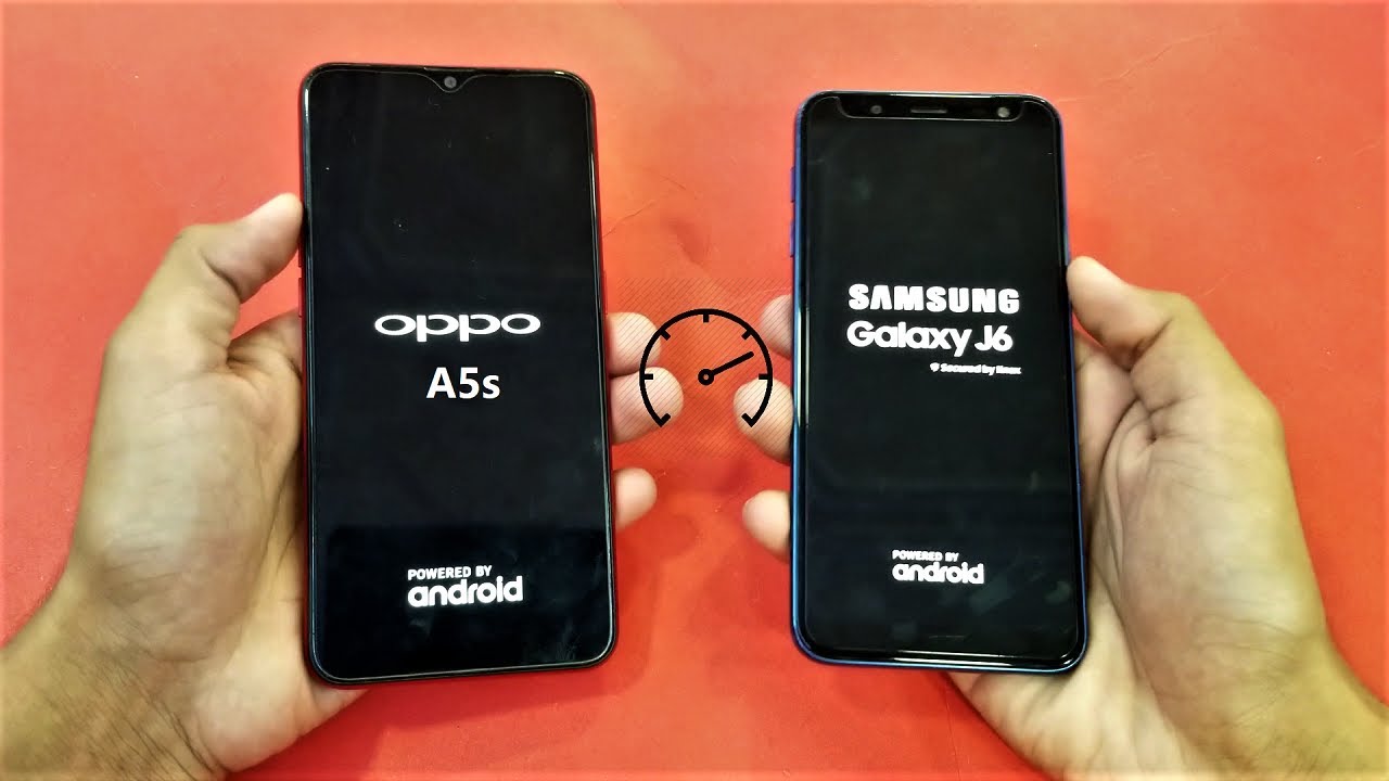 Oppo A5s vs Samsung Galaxy J6 (2018) - Speed Test!