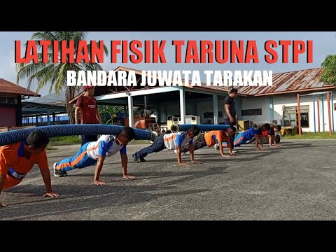 Latihan FISIK TARUNA STPI, Di Bandara Juwata Tarakan