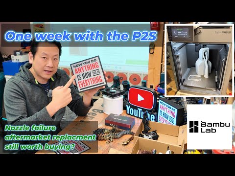 Bambu Lab P2S: Nach einer Woche ist die Düse ausgefallen, Reparatur durch den Aftermarket … Bereu...