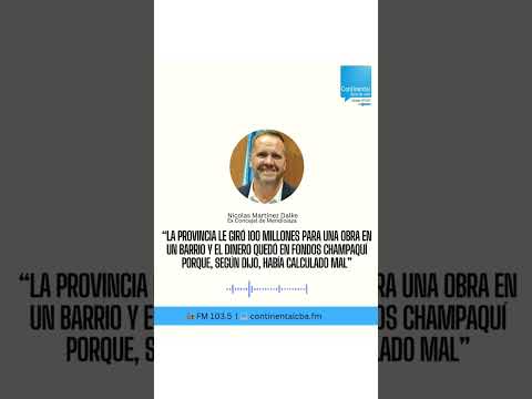 📍 #Mendiolaza | La intendenta reclamó públicamente obras al Gobierno provincial.