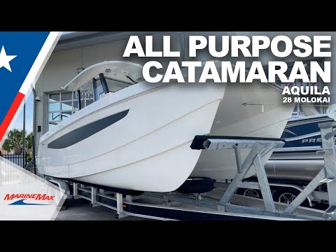 2023 Aquila 28 Molokai Walkthrough | MarineMax Houston