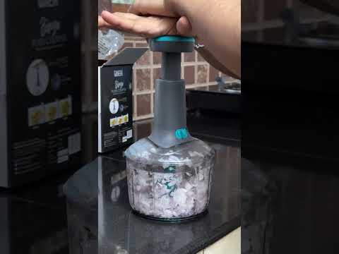 Manual Push Chopper for Vegetables & Fruits #vegetables #homefinds #chopper #chopping #easy #cutter