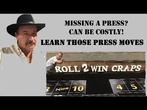 Missing a Press in Craps Game can be costly! #Craps, #How to Play Craps