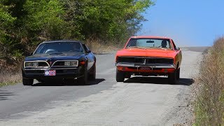 Hero Car Showdown! General Lee Dodge Charger VS Smokey and the Bandit Trans Am Trigger