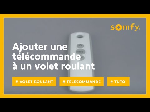 Somfy Telis 4 Pure Remote Control  Volet roulant, Moteur volet roulant,  Telecommande