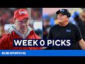 College Football Week 0 Picks [Hawaii, UCLA, Nebraska, Illinois] | CBS Sports HQ