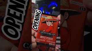 CARRY ON HIS WILL | PACK OPENING #onepiece #shorts #onepiececardgame #tcg #anime #luffy