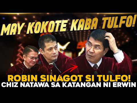 GOOD NEWS NGAYON! ROBIN PADILLA SINAGOT SI ERWIN TULFO! CHIZ ESCUDERO NATAWA NALANG KAY TULFO