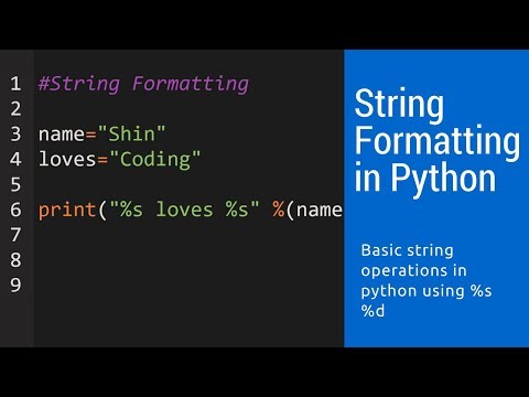 Python Tutorial: String Formatting (Beginner Level)