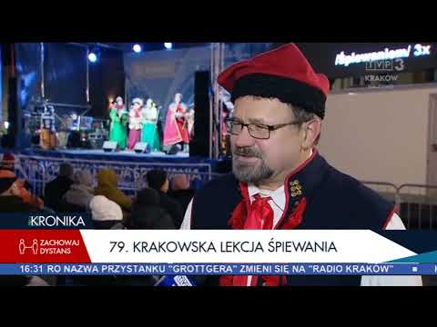 79. Krakowska Lekcja Śpiewania (źródło: Kronika TVP3 - 19.12.2021)