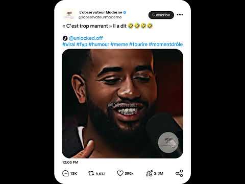 « C'est trop marrant » il a dit 🤣🤣🤣🤣