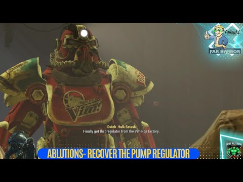 Far Harbor: Ablutions- Recover the Pump Regulator in Fallout 4 Next Gen run.