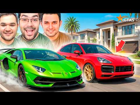 YANGI MASHINALARIM DUSHMANLARIM KO'ROLMAYAPTI MENI! BOYLARGAYAM OSSON EMAS EKAN - GTA5RP