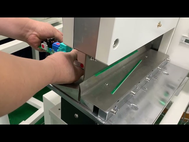 Air Driven Pneumatic Guillotine PCB Cutter Without Stress