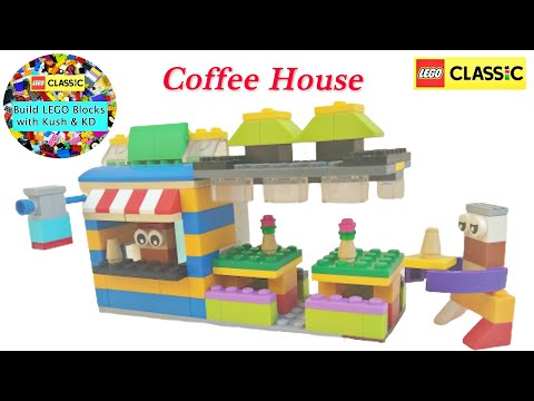 LEGO Coffee House with LEGO Classic 10715 || MOC|| Building Instructions (LEGO Store -01)