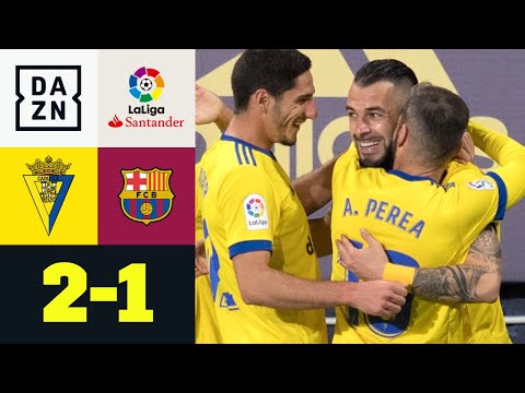 Blitztor! Joker Negredo stürzt Barca in die Tristesse: Cadiz - Barcelona 2:1 | LaLiga | DAZN