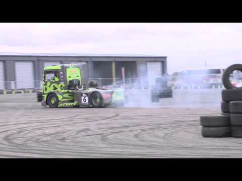 [Santa Pod] - Truck Drifting at Santa Pod Flame and Thunder