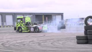 [Santa Pod] - Truck Drifting at Santa Pod Flame and Thunder