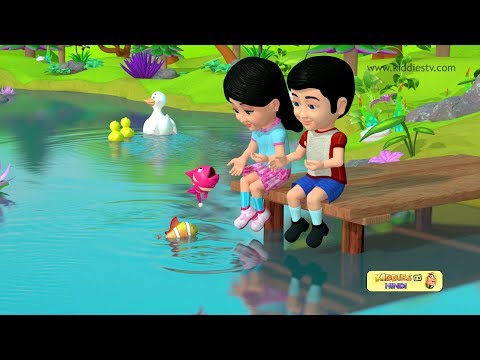 Machli Jal ki Rani Hai Hindi Rhyme | Hindi baby songs | Kindergarten | | Preschool | Kiddiestv Hindi