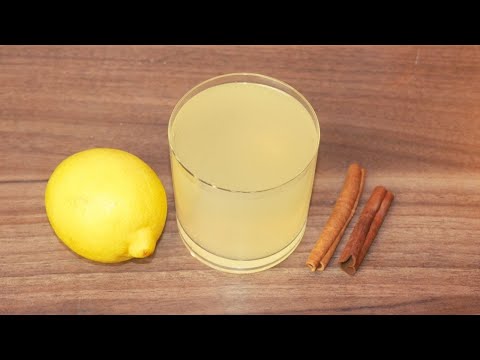 How to remove belly fat in 3 days with lemon and cinnamon - lose weight without exercise