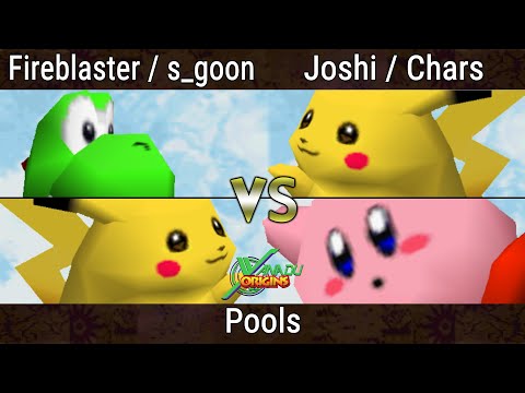 Xanadu Origins - Fireblaster & s_goon Vs. Joshi & Chars - Smash Bros - SSB64
