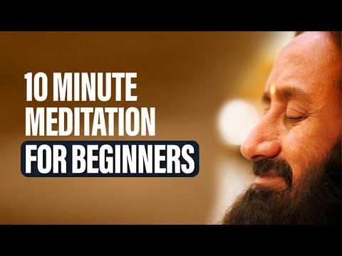 Short Meditation For Beginners | 10 Minute Guided Meditation For Relaxation By Gurudev