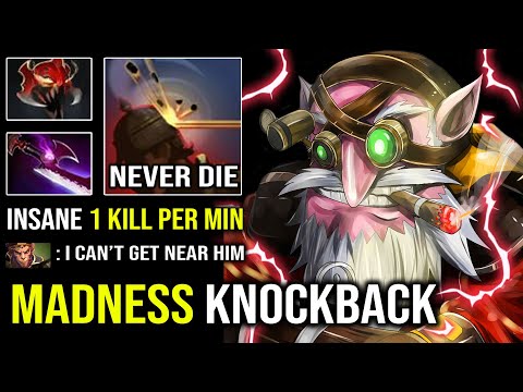 WTF Can't Kill Sniper 100% Free Hit Perfect Position | EZ 24Min GG Insane Knockback 7.30d Dota 2